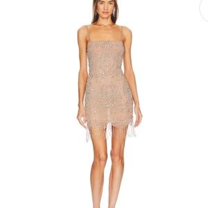 Michael Costello Embelished Mini Dress
